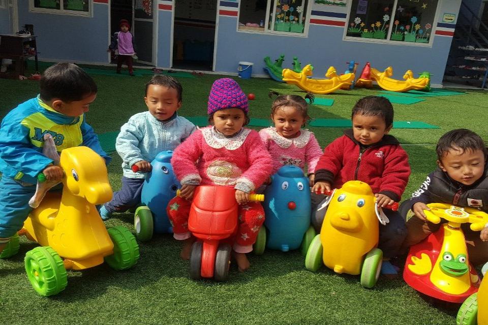 Nepal Mega School-Day Care KIds